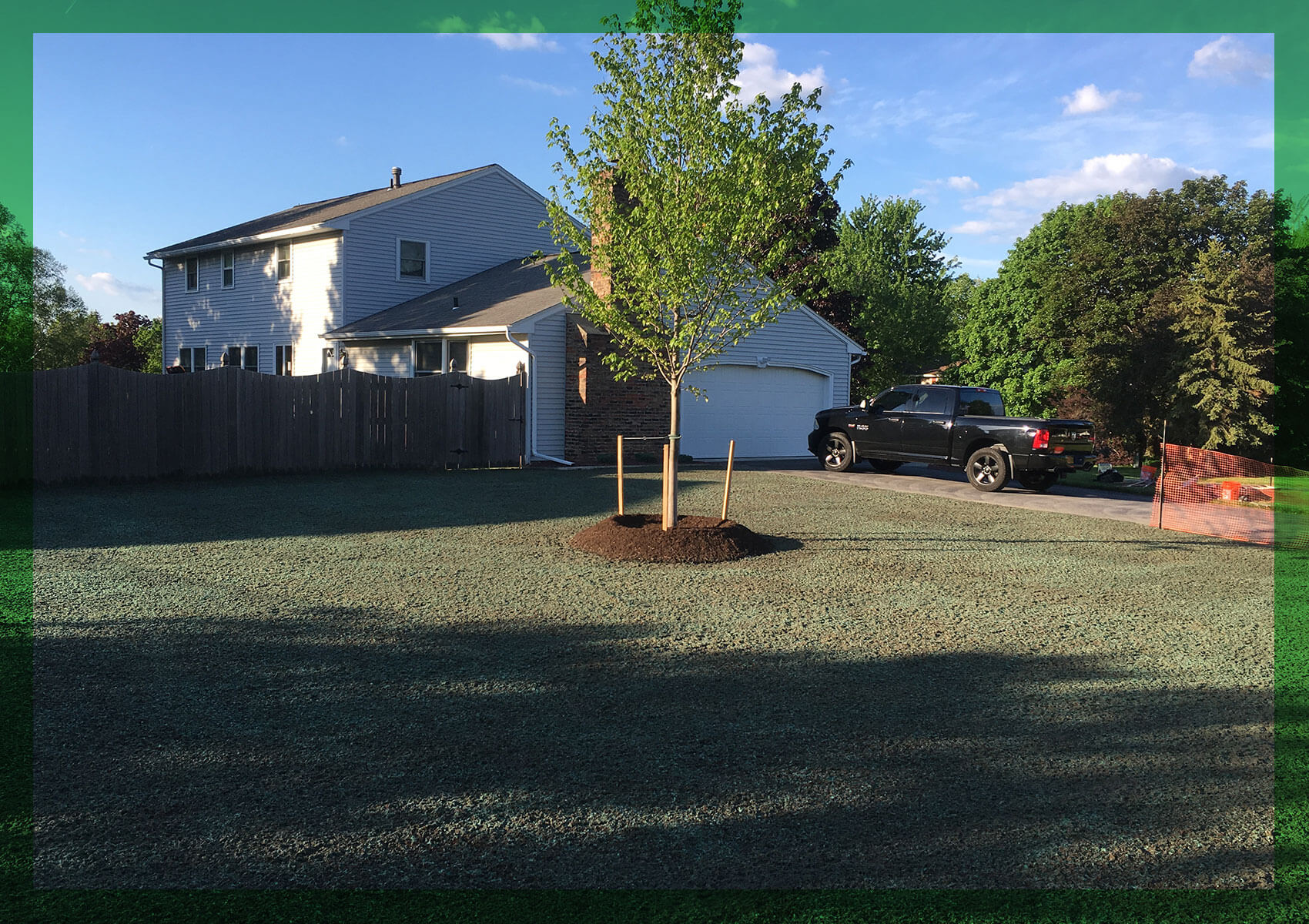 A gorgeous lawn installation in Central New York